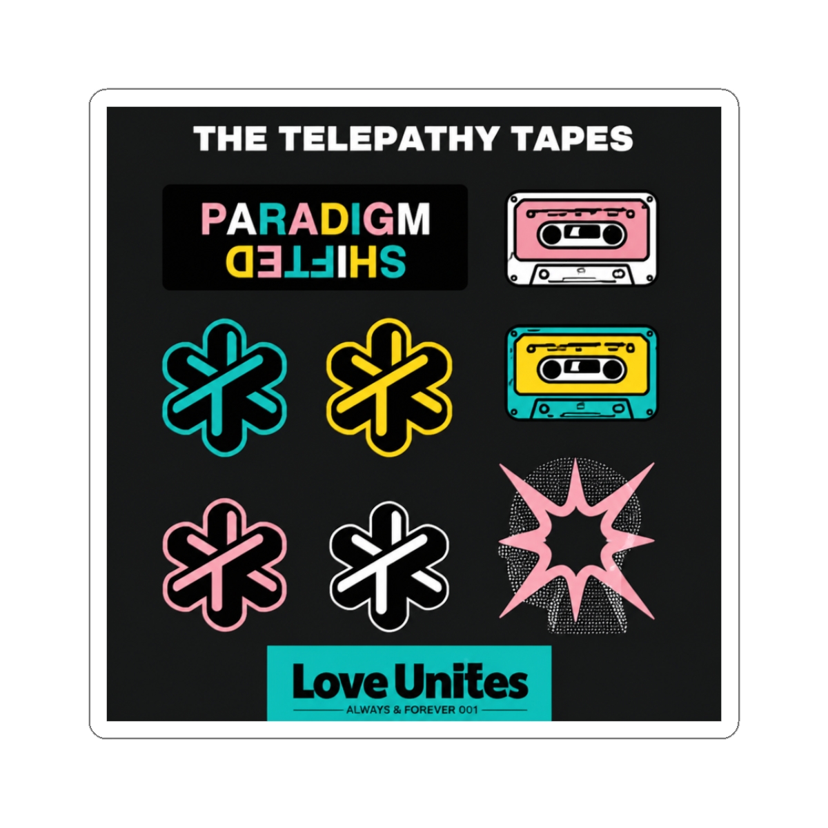 Telepathy Tapes Sticker Sheet - The Telepathy Tapes